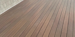 Террасная доска из ДПК Bamberg, Solid, African Bubinga 3
