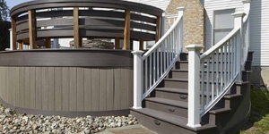 Террасная доска из ДПК Bamberg, Solid, Brazilian Walnut