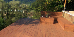 Террасная доска из ДПК Bamberg, Square, African Bubinga30