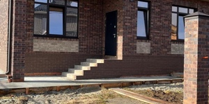 Кирпич клинкерный "Мюнхен" коричневый, береста 0.7НФ 3