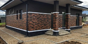 Кирпич облицовочный ЛСР, Красный флэш ультра, гладкий, 1 НФ 5