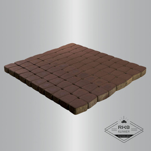 Тротуарная плитка BRAER, Классико круговая, коричневый