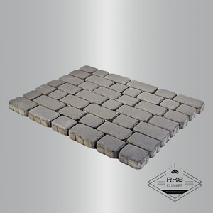 Тротуарная плитка BRAER, Ривьера, Серый