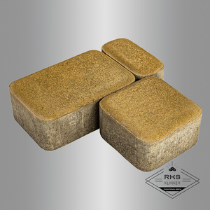 Тротуарная плитка BRAER, Классико, Песочный