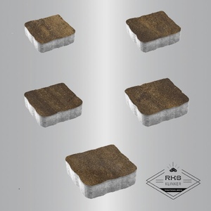 Тротуарная плитка АНТИК - Б.3.А.6, Листопад гладкий, Мокко