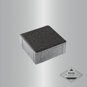 Тротуарная плитка Выбор, КВАДРАТ - А.2.К.4 Гранит Чёрный