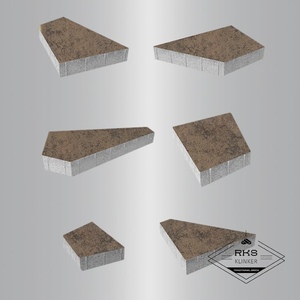 Тротуарная плитка ОРИГАМИ - Б.4.Фсм.8, Листопад гладкий, Шелковица