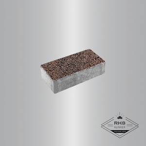 Тротуарная плитка ПРЯМОУГОЛЬНИК - А.2.П.4, Листопад гранит, Клинкер