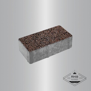 Тротуарная плитка ПРЯМОУГОЛЬНИК - Б.2.П.6, Листопад гранит, Клинкер