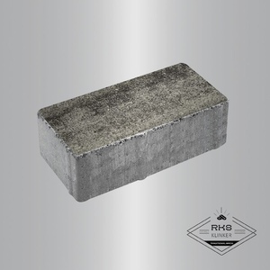 Тротуарная плитка ПРЯМОУГОЛЬНИК - Б.5.П.8, Листопад гладкий, Антрацит