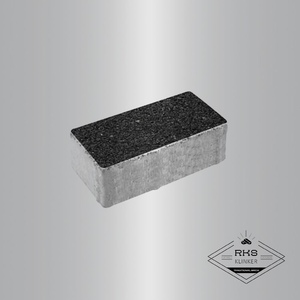 Тротуарная плитка ПРЯМОУГОЛЬНИК - Б.5.П.8, Стоунмикс, Чёрный