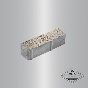 Тротуарная плитка ПРЯМОУГОЛЬНИК - Б.8.П.8, Листопад гранит, Антрацит