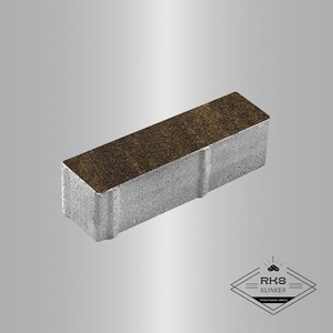 Тротуарная плитка ПРЯМОУГОЛЬНИК - Б.8.П.8, Листопад гранит, Мокко