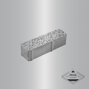 Тротуарная плитка ПРЯМОУГОЛЬНИК - Б.8.П.8, Стоунмикс, Бело-Чёрный