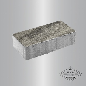 Тротуарная плитка ПРЯМОУГОЛЬНИК - В.2.П.10, Листопад гладкий, Антрацит