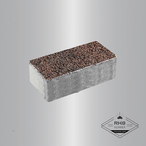 Тротуарная плитка ПРЯМОУГОЛЬНИК - В.2.П.10, Листопад гранит, Клинкер