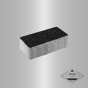 Тротуарная плитка ПРЯМОУГОЛЬНИК - В.2.П.10, Стоунмикс, Чёрный