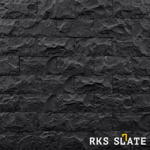 Фасадный колотый камень Belgian Black Rock (Скала)