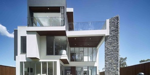 Каменный фасад дома фото 3D панели RKS SLATE Кварцит Nordic Blend Country купить с доставкой (6)