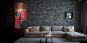 3D панели RKS SLATE Сланец Black Waterfall Rockface (1)