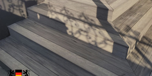 Террасная доска ДПК Bamberg English Barnwood (крыльцо, ступени, фотоотзыв) 2