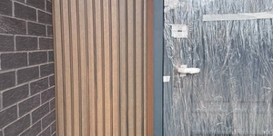 Реечная панель Middle Lines, Australian Palisander, Co-Extrusion (фотоотзыв, фасад) (3)