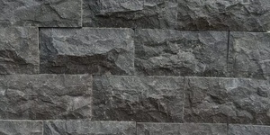 Фасадный колотый камень Black Basalt Rock 2