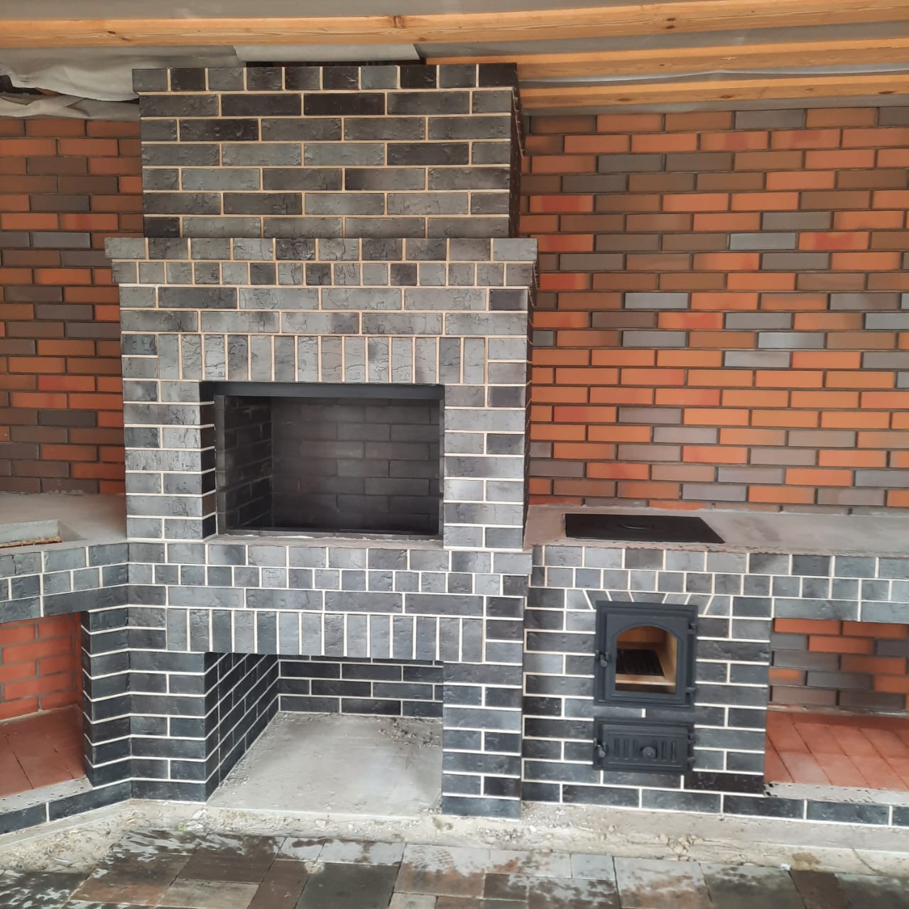 Кирпич печной Montenegro SHA 5 Black Argentum (Чёрный) 230x114x65 мм 5