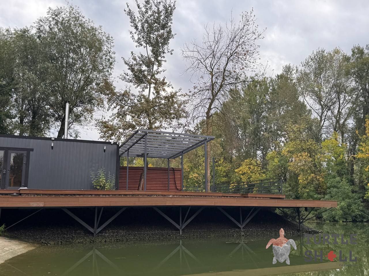 Террасная доска Turtle Shell Solid, Thai Teak, Co-Extrusion Dual 2