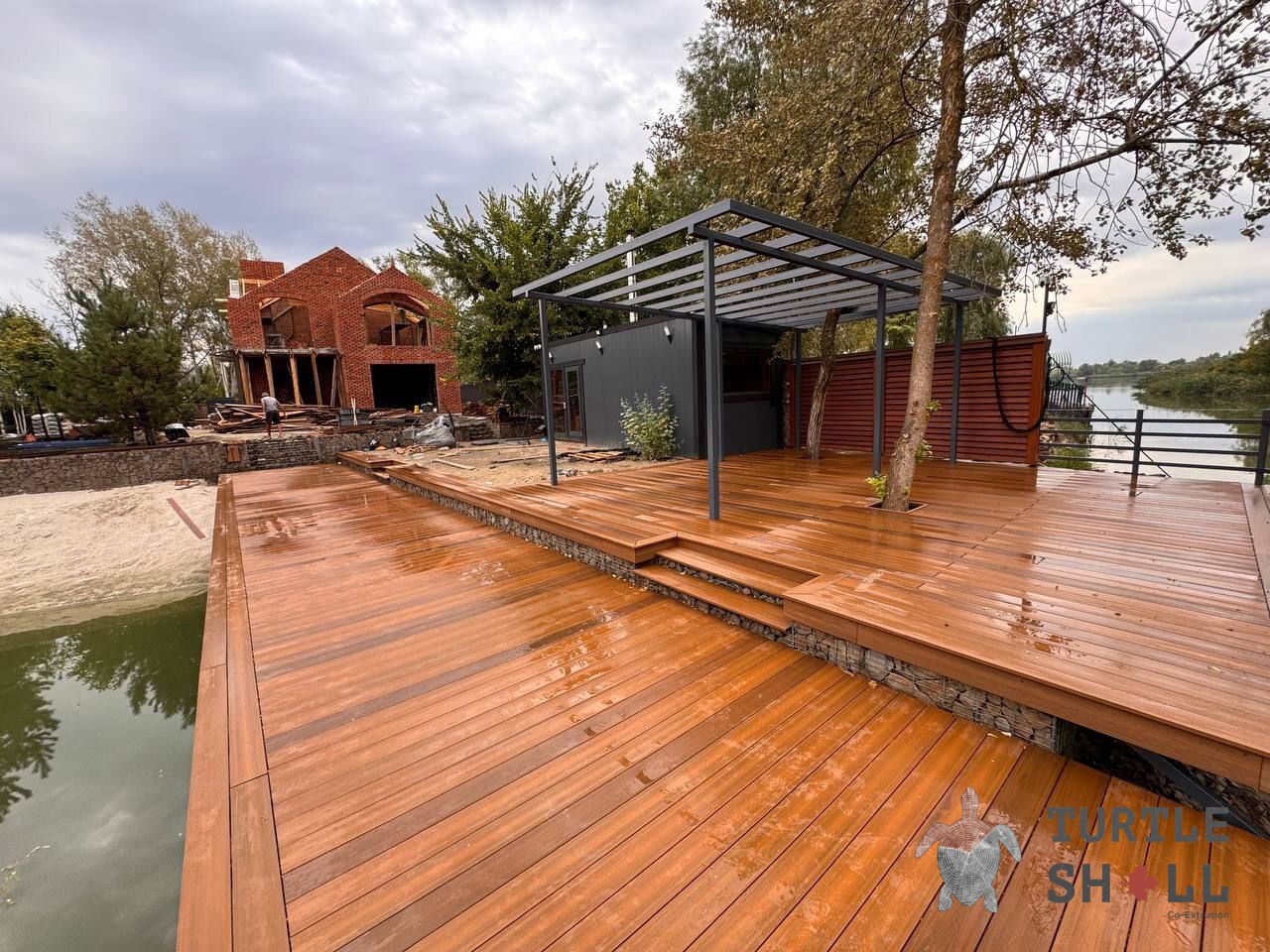 Террасная доска Turtle Shell, Australian Palisander, Co-Extrusion Dual 4