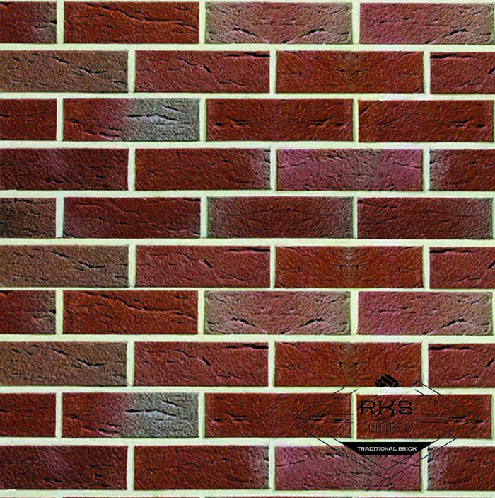 Кирпич ABC Klinkergruppe, Tecklenburg bunt-geflammt handform-besandelt в Орле