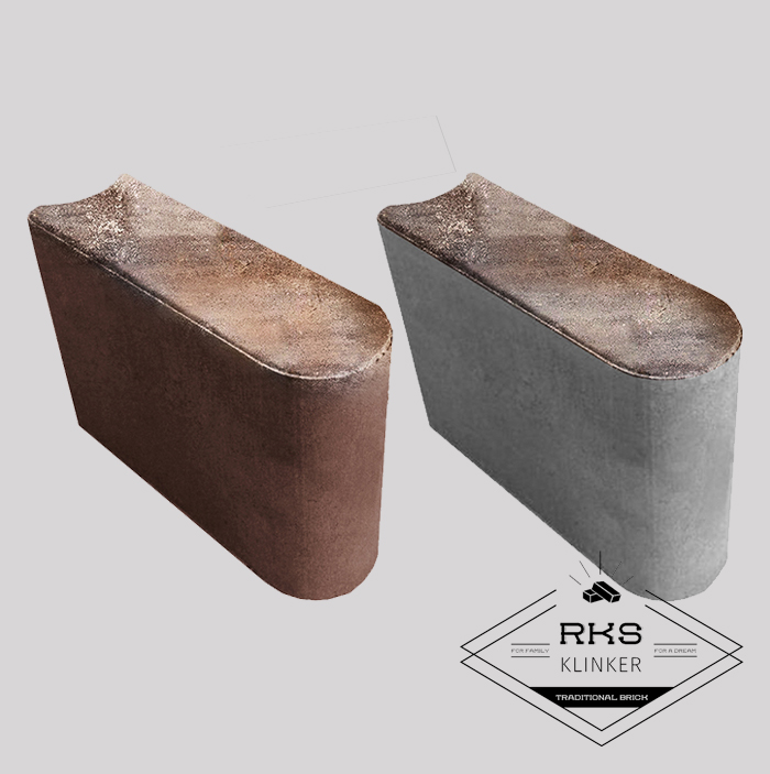 Бордюр Шарнирный SteinRus, БРШ 25.20.8R, Color Mix Берилл п/о в Орле