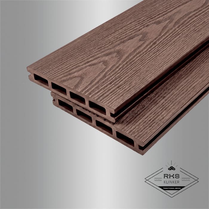 Террасная доска ДПК Бамберг пустотелая, 3D Натур, Орех (Walnut) в Орле