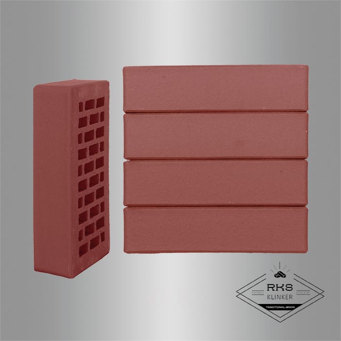 Кирпич облицовочный ЛСР, Винный, Гладкий, 1НФ в Орле