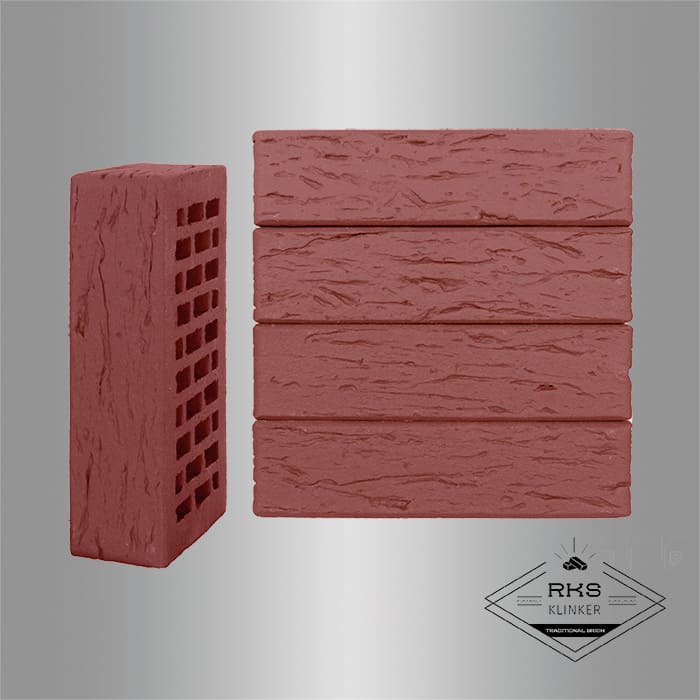 Кирпич облицовочный ЛСР, Винный, Рустик, 1НФ в Орле