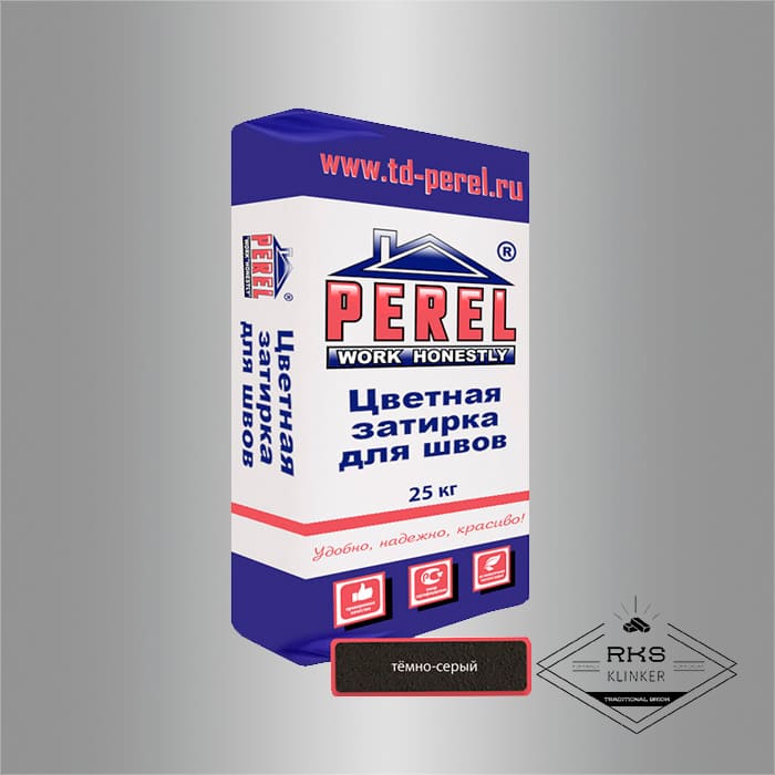 Зимняя затирочная смесь Perel RL 15/тёмно-серая в Орле
