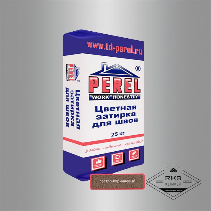 Зимняя затирочная смесь Perel RL 45/светло-коричневая в Орле