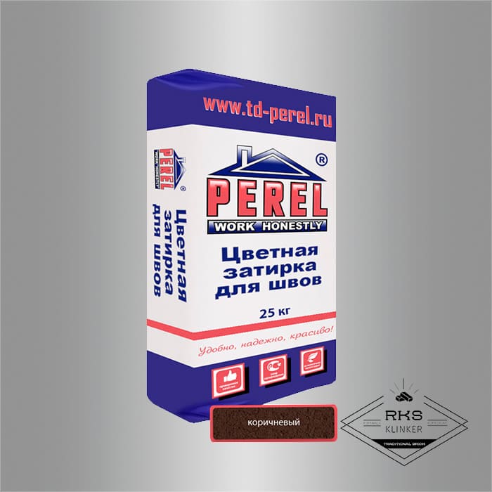 Зимняя затирочная смесь Perel RL 50/коричневая в Орле