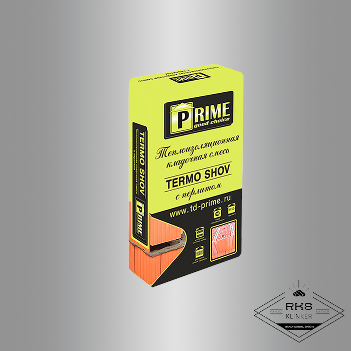 Теплоизоляционный кладочный раствор PRIME Termo Shov 8230, 17.5 кг в Орле