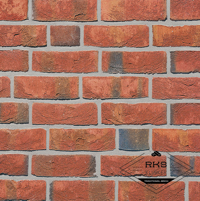 Кирпич ручной формовки Roben, WASSERSTRICH hellrot-bunt, 240х54х71 мм в Орле
