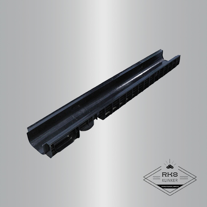 Лоток водоотводный PolyMax Basic пластиковый DN100, H80 в Орле