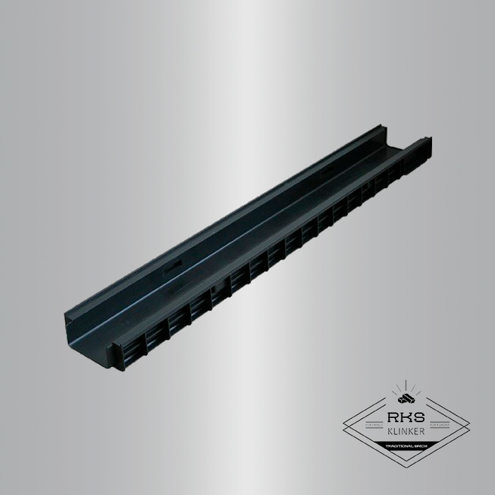 Лоток водоотводный PolyMax Basic пластиковый DN 100, H55 в Орле
