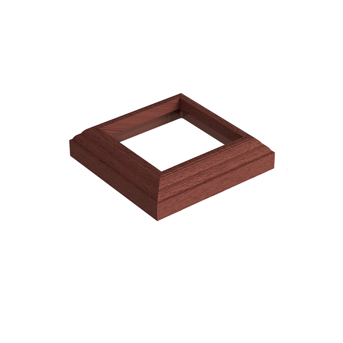 Крышка нижняя для столба из ДПК Woodvex,Select, темно-коричневый в Орле