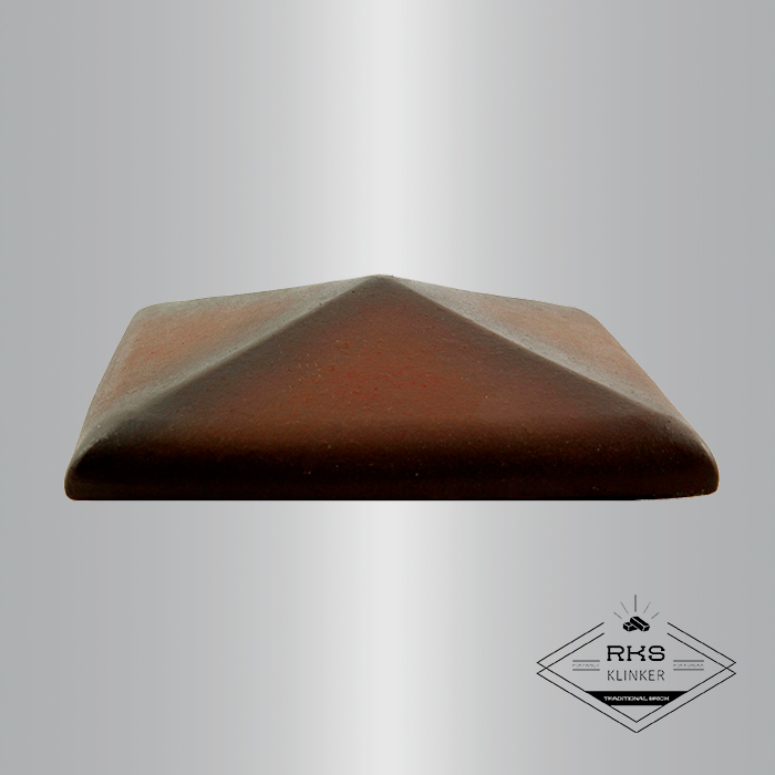 Клинкерный колпак на столб ZG Clinker, С42 425х425 мм, ольха в Орле