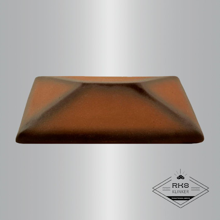 Клинкерный колпак на столб ZG Clinker, СР 300х425 мм, каштановый в Орле