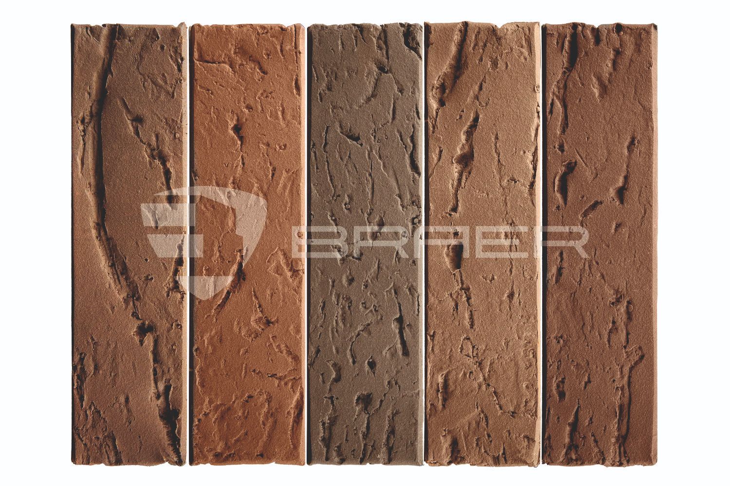 Облицовочный кирпич BRAER MAX, Кора дуба, М200, 1 НФ в Орле