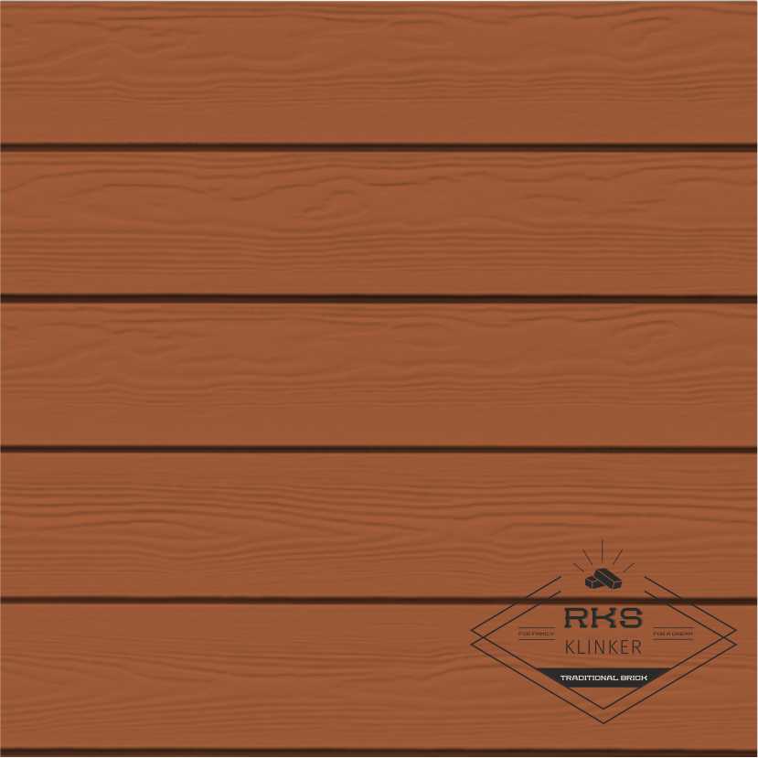 Фиброцементный сайдинг CEDRAL Lap wood, C32 - Бурая земля в Орле
