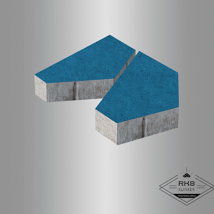 Плитка тротуарная БелАрБет, Полигональ, Синий купить в Орле — RKS KLINKER Плитка тротуарная БелАрБет, Полигональ, Синий в Орле