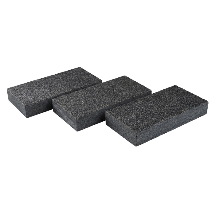 Гранитная брусчатка RKS SLATE Gabbro (Габбро) Пиленая, 200x100 мм в Орле