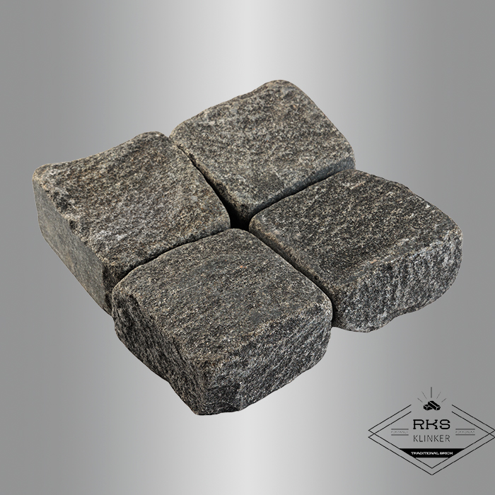 Гранитная брусчатка Габбро, Галтованная, 100x100x50 мм в Орле